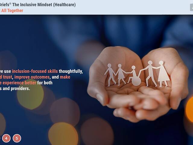 TrainingBriefs® The Inclusive Mindset (Healthcare)